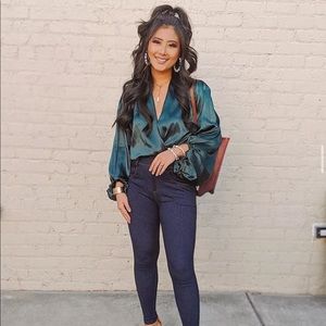 Olivaceous Emerald Green Bodysuit